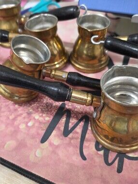Vintage Turkish Brass Cezve Pot